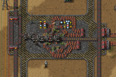 Factorio car loading station vertical