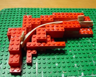 Planken biegen mit Lego