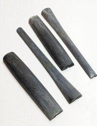 Four of the mandrel parts. They are just lightly sanded.