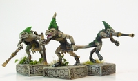 Skinks with blowguns